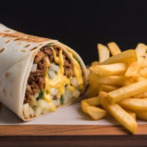 BURRITO CON PAPAS
